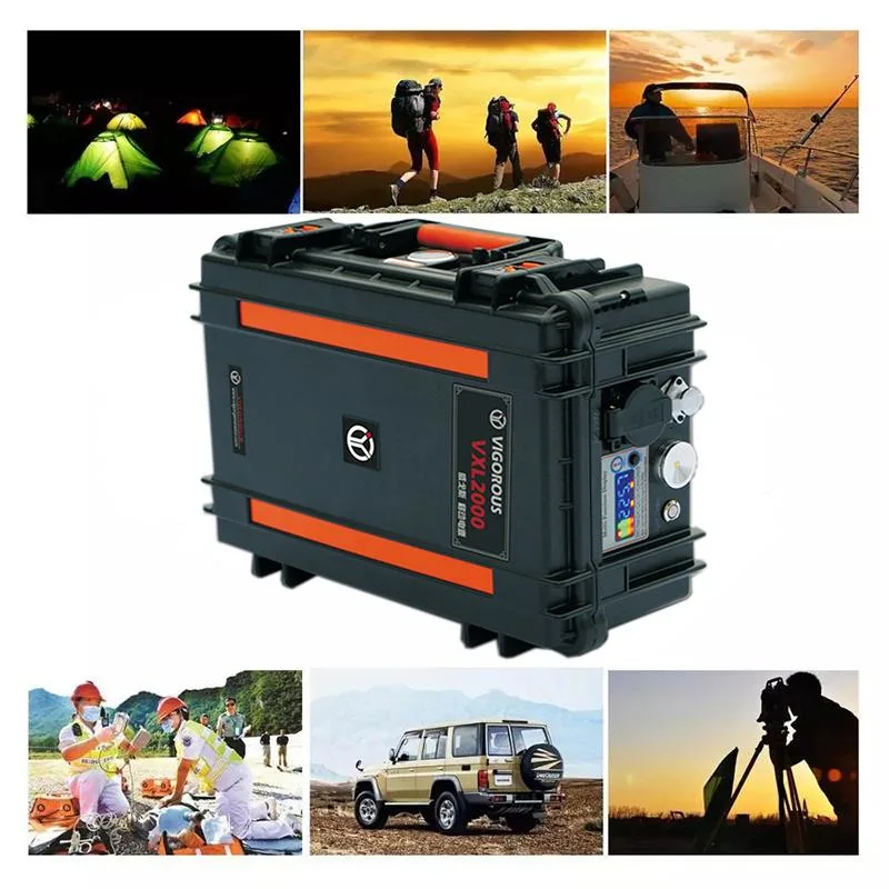 2000wh Portable Power Station Solar Panel Factory Manufacturers for Home Backup Power Emergency Camping Hurrican