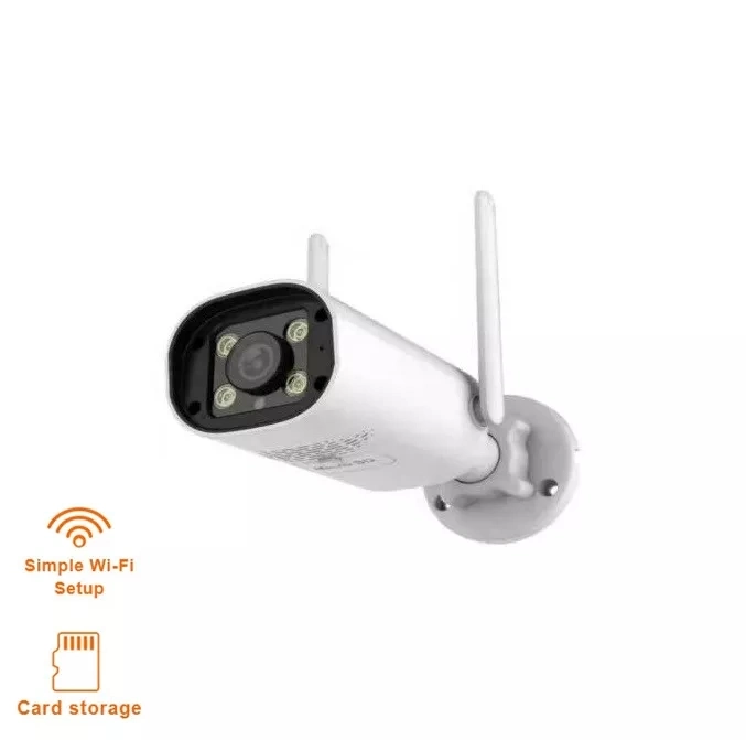 Fsan Smart IR Night Vision Two Way Audio Wireless WiFi Fixed Bullet IP CCTV Camera