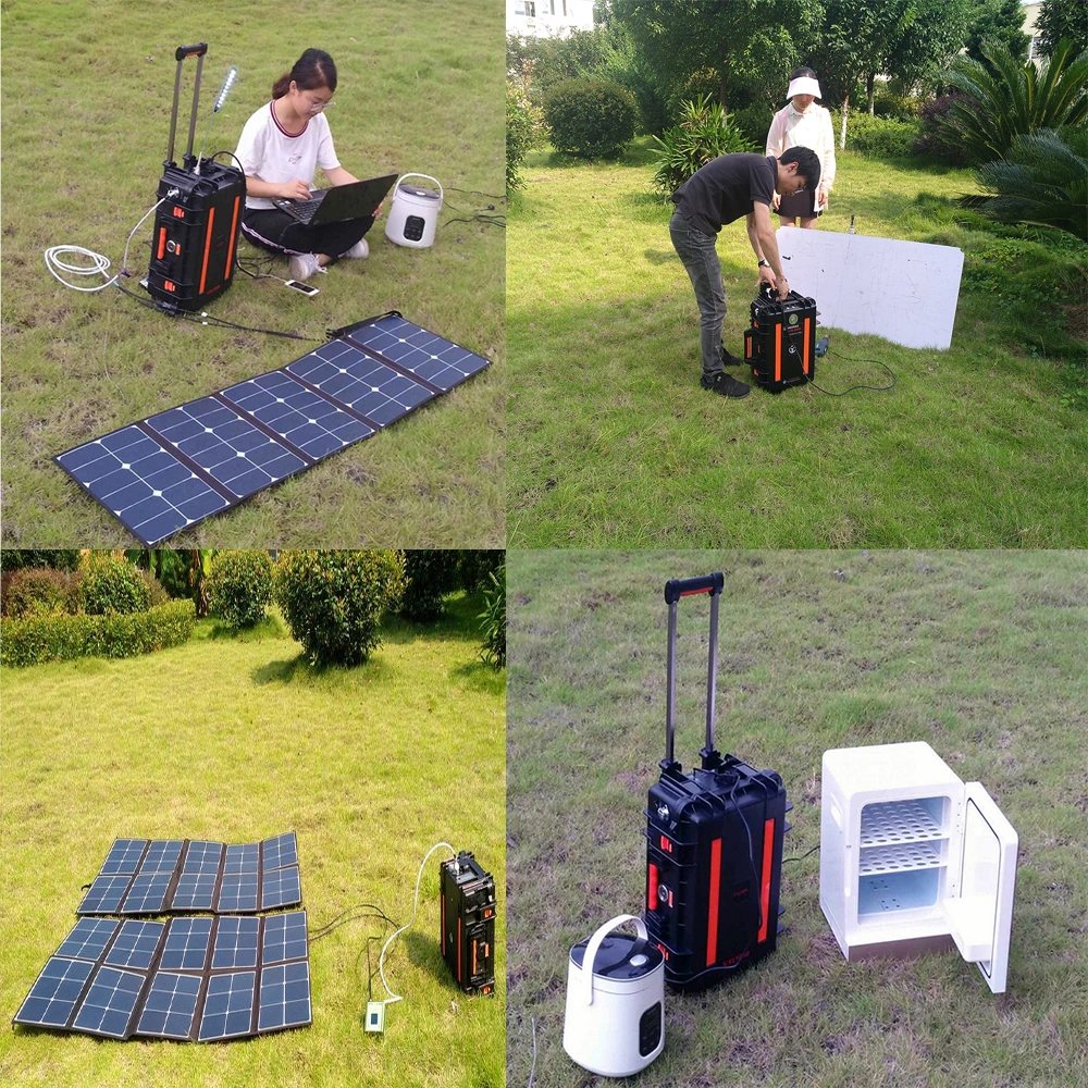 Best 2kw Solar Power Box PV Panel with Pure Sine Wave Inverter for Camping Outdoor
