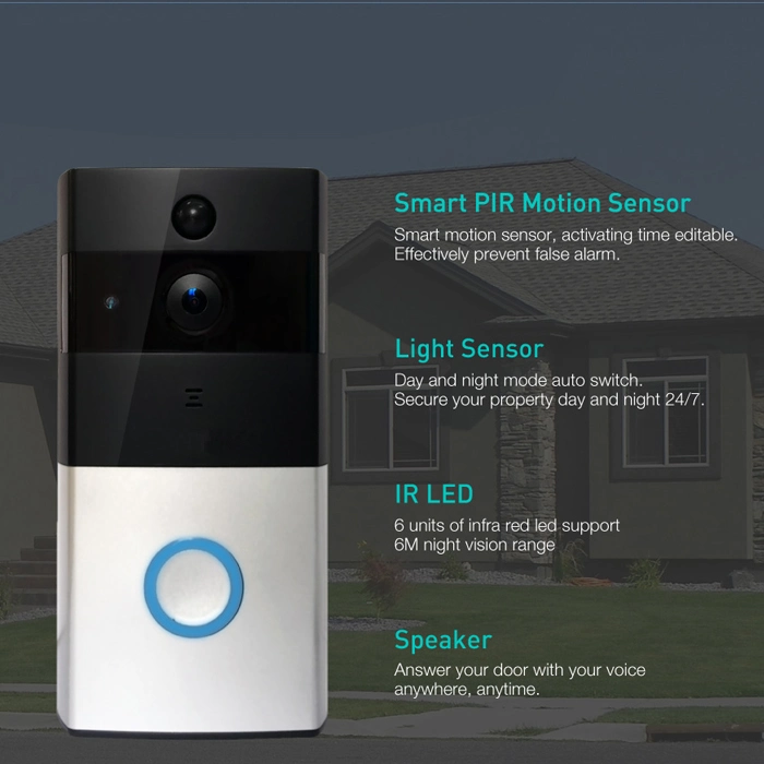 Surveillance 720p CCTV Smart Home Wireless Video Doorbell Security IP Camera