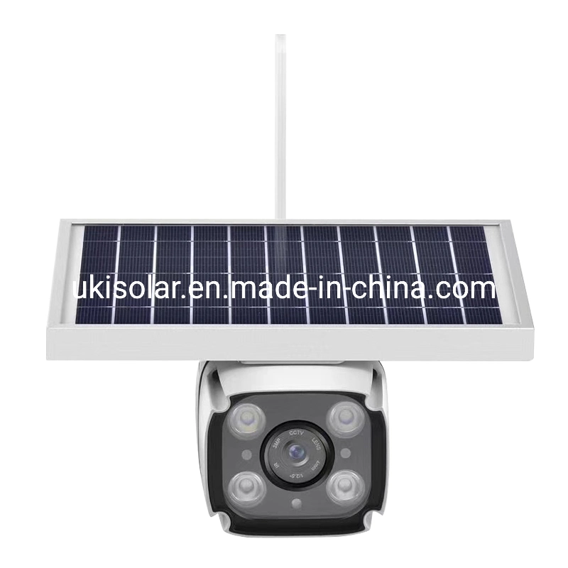 Ukisolar Hot Sale 2MP Low Consumption Security HD Surveillance CCTV Battery Powered Wireless WiFi Solar Power IP Camera