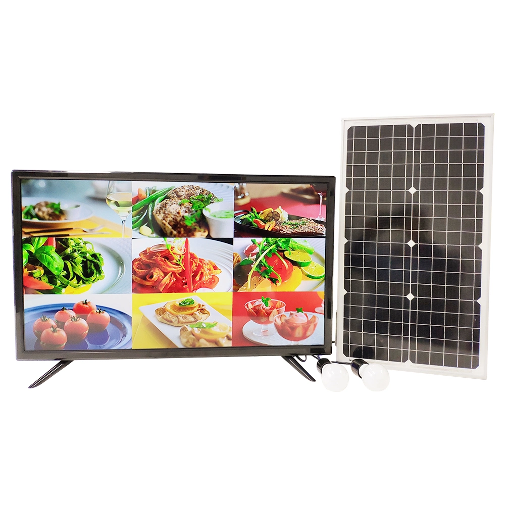 2020 Portable Solar Energy Solar Panel with Lithium Battery LED Monitor DC12V Solar TV