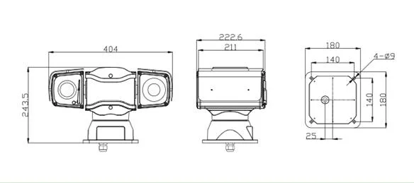 China Manufacture of Customizing All Kinds of PTZ IP CCTV Camera