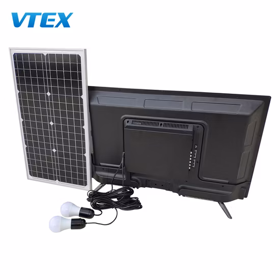 2020 Portable Solar Energy Solar Panel with Lithium Battery LED Monitor DC12V Solar TV